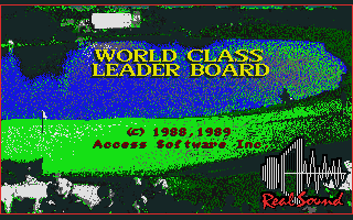 World Class Leader Board title screen