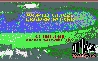World Class Leader Board title screen